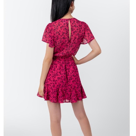 NWT Francescas Floral Godet Dress XXS - Picture 8 of 8